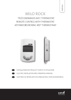 4505617 - Télécommande avec Thermostat Milo Rock